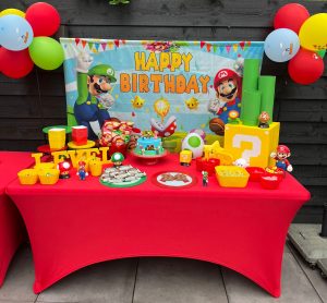 Super Mario feesttafel